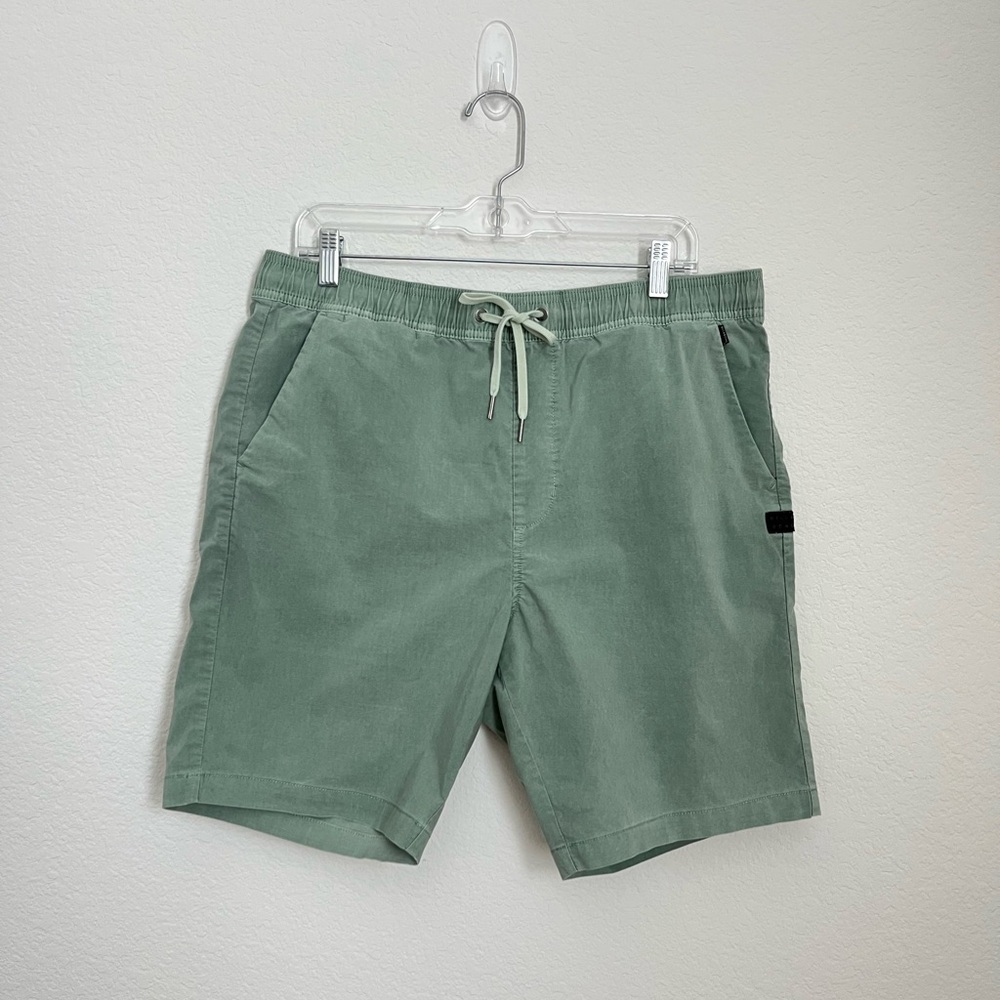 Billabong Light Green Sage Stretch Men’s Shorts Sz L